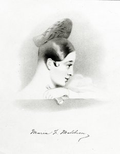 Marie Malibran, grabado por Richard James Lane, 1836 de Alfred Edward Chalon